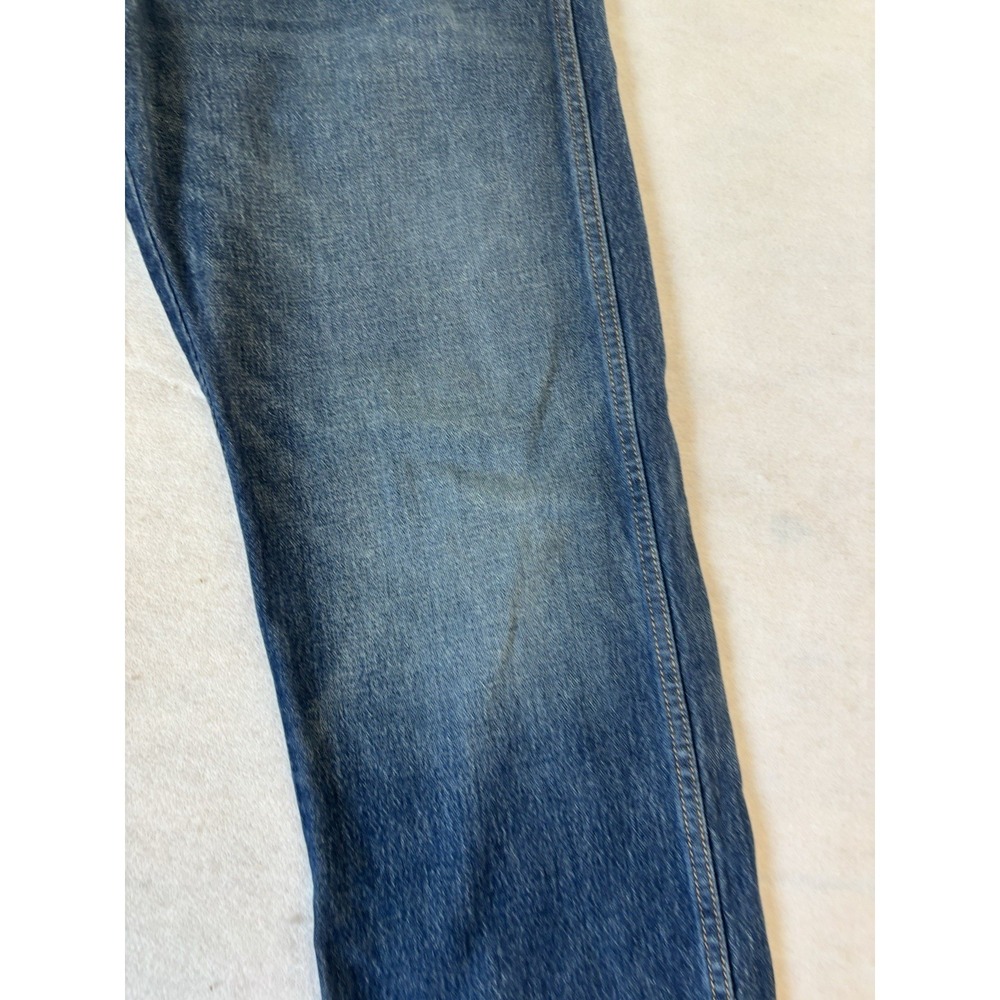Levis Jeans Mens 35x30 Blue Denim Western Fit Straight Leg Adult - Picture 2 of 12